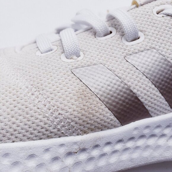 adidas Puremotion Running Shoe Sneaker White Champagne Metalli 2021 Women's 10 - Picture 9 of 11